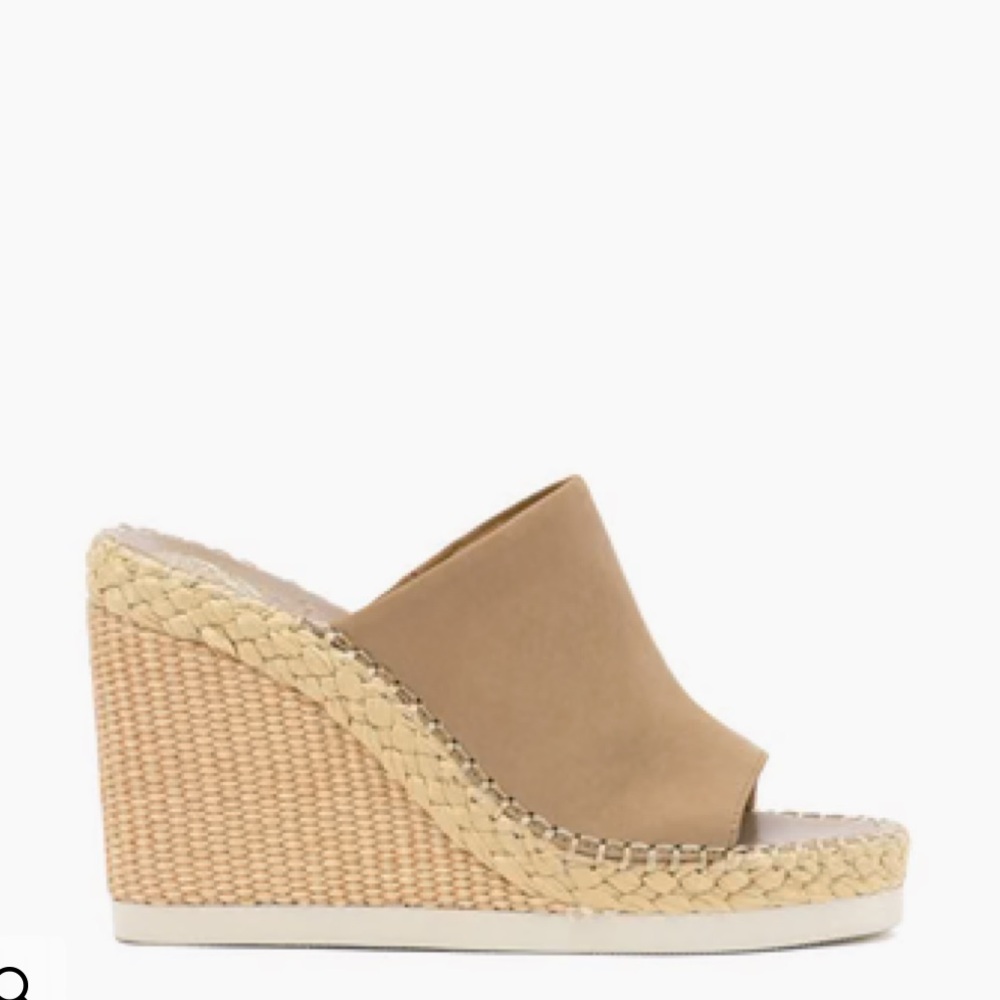 Vince Camuto Tan Wedge Sandals